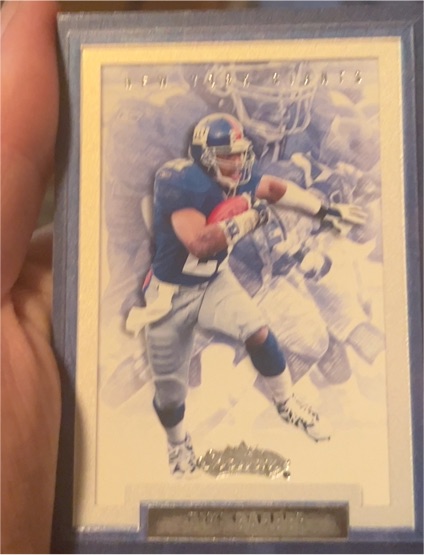 2002 Fleer Showcase #35 Tiki Barber — front