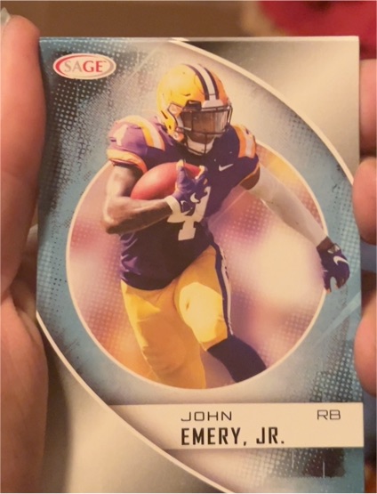 2023 Sage HIT #47 John Emery, Jr. — front