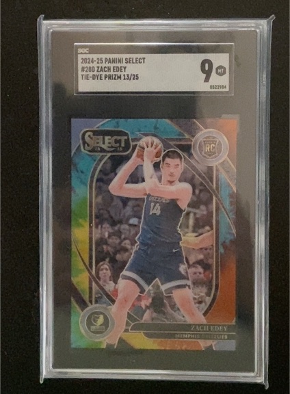 2024-25 Panini Select #280 Zach Edey — front