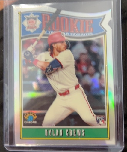 2025 Bowman Chrome Rookie of the Year Favorites #ROY-1 Dylan Crews — front