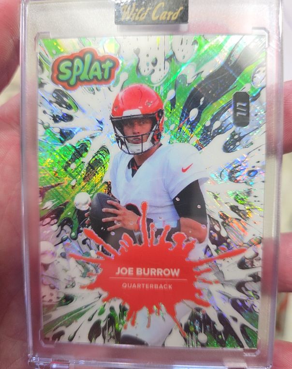 2025 Wild Card Splat #77 Joe Burrow — front