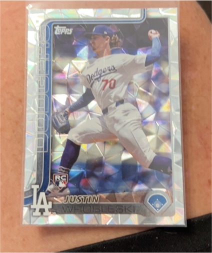 2025 Topps Series 1 #204 Justin Wrobleski — front