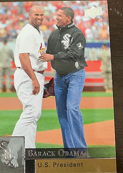 2009 Upper Deck Update #U1 Barack Obama — front