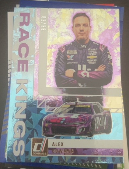 2025 Donruss #9 Alex Bowman Race Kings — front