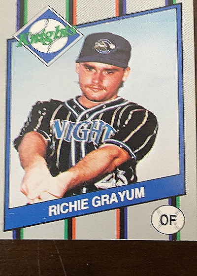 1990 Team Issue #23 Richie Grayum — front