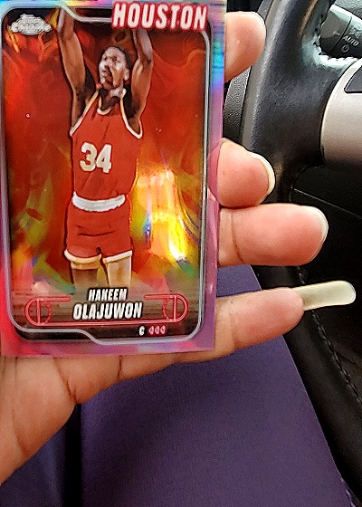2024-25 Topps Chrome #115 Hakeem Olajuwon — front