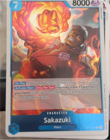 One Piece Legacy of the Master OP12-044 Sakazuki R — front