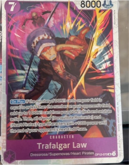 One Piece Legacy of the Master OP12-073 Trafalgar Law — front