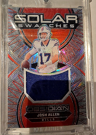 2024 Panini Obsidian Solar Swatches #SS-JAL Josh Allen — front