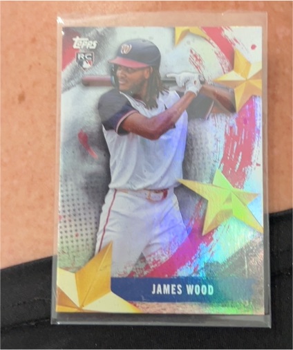 2025 Topps Series 1 Stars of MLB #SMLB-18 James Wood — front