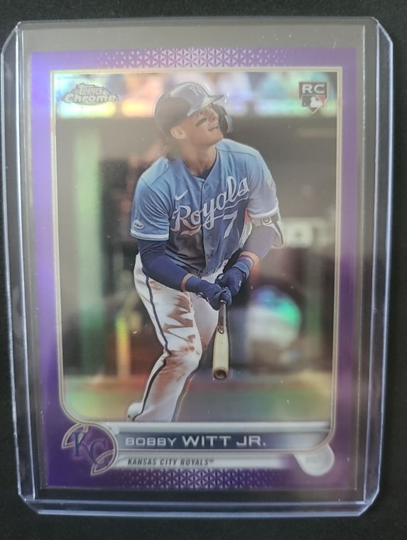 2022 Topps Chrome Update #USC35 Bobby Witt Jr. — front
