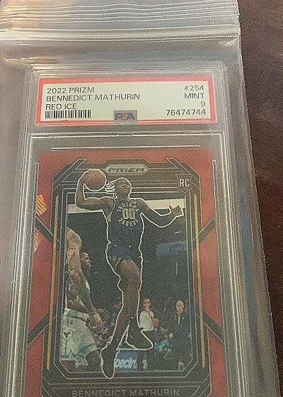 2022 Panini Prizm #254 Bennedict Mathurin — front