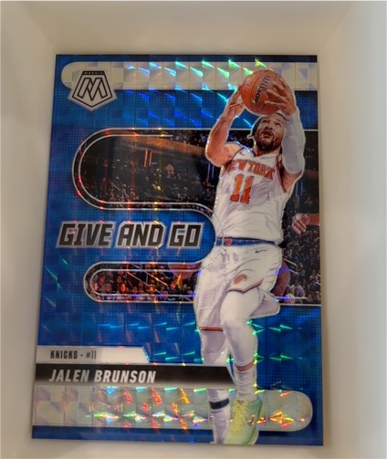 2024-25 Panini Mosaic #11 Jalen Brunson Give and Go — front