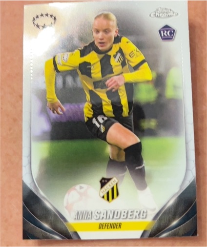2023-24 Topps Chrome UEFA Women's Champions League #87 Anna Sandberg — front
