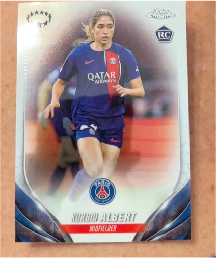 2023-24 Topps Chrome UEFA Women's Champions League #91 Korbin Albert — front