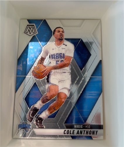 2020-21 Panini Mosaic #50 Cole Anthony — front