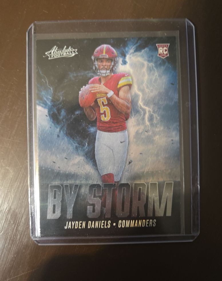 2024 Panini Absolute - By Storm #BS-JDS Jayden Daniels (RC) — front