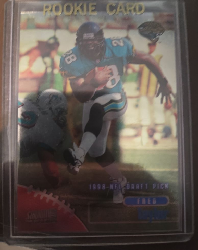 1998 Stadium Club #103 Fred Taylor Rookie Card — front