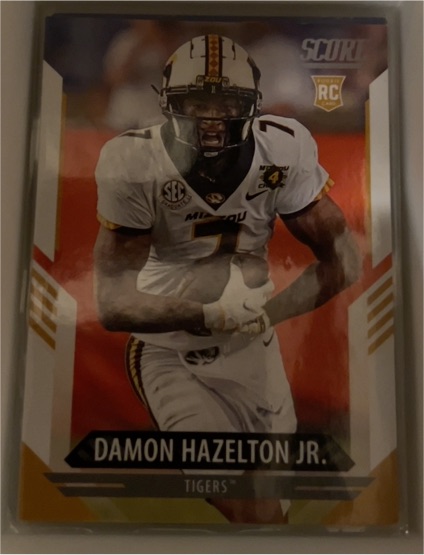 2021 Panini Score #367 Damon Hazelton Jr. — front