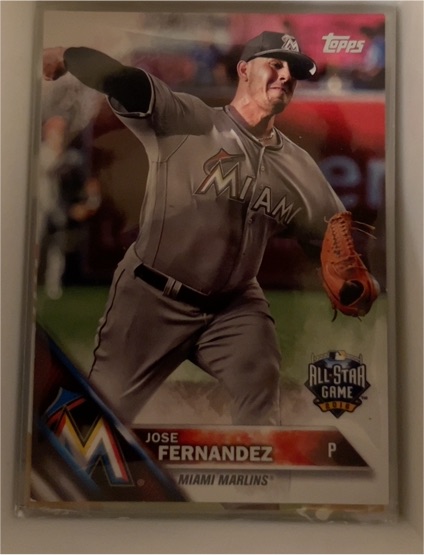 2016 Topps Update #US223 Jose Fernandez — front