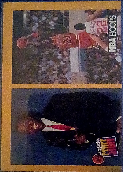 1990-91 Hoops #385 Super Streaks Michael Jordan Magic Johnson — front
