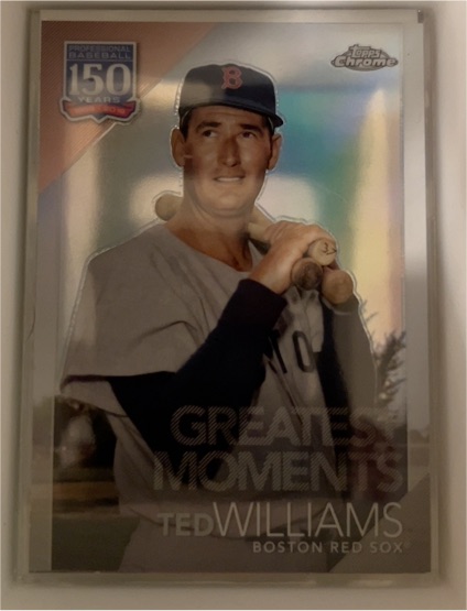 2019 Topps Chrome Greatest Moments #150C-12 Ted Williams — front