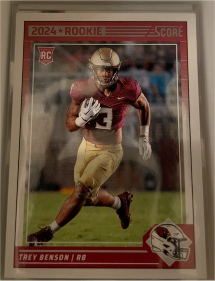 2024 Panini Score #354 Trey Benson — front