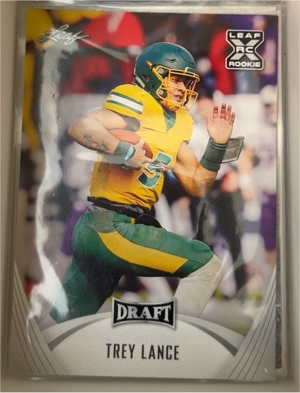 2021 Leaf Draft #4 Trey Lance Rookie Card — front