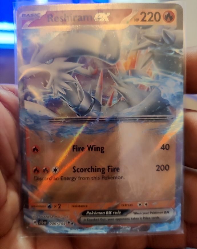 2025 Pokémon SV09: Journey Together #030 Reshiram ex — front