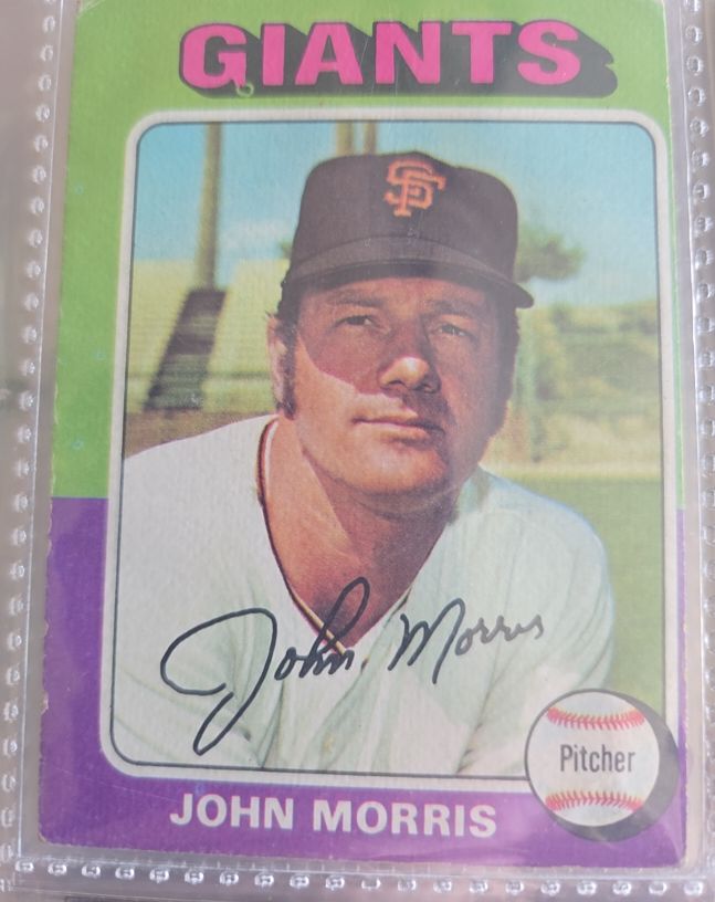 1975 Topps #577 John Morris — front