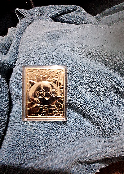 1999 Nintendo Pokemon #39 Jigglypuff 23K Gold Plated Burger King Limited Edition — front