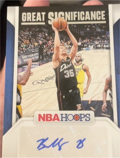 2024-25 Panini NBA Hoops #GS-BBP Buddy Boeheim Great Significance — front