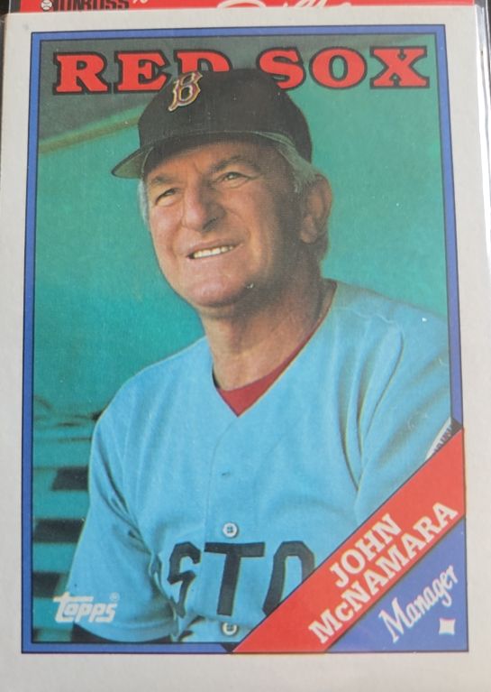 1988 Topps #414 John McNamara — front