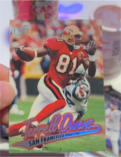 1997 Fleer Ultra #56 Terrell Owens — front