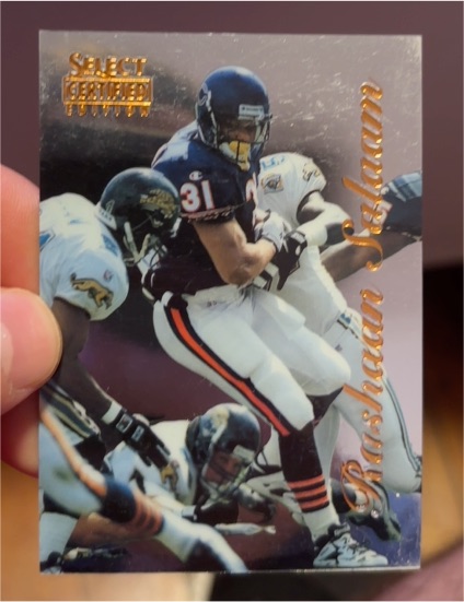 1996 Select Certified #78 Rashaan Salaam — front