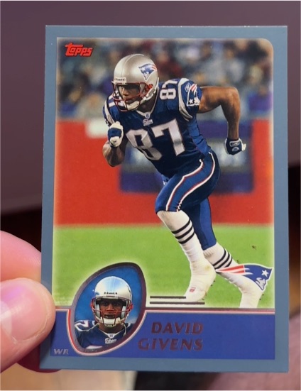 2003 Topps #176 David Givens — front