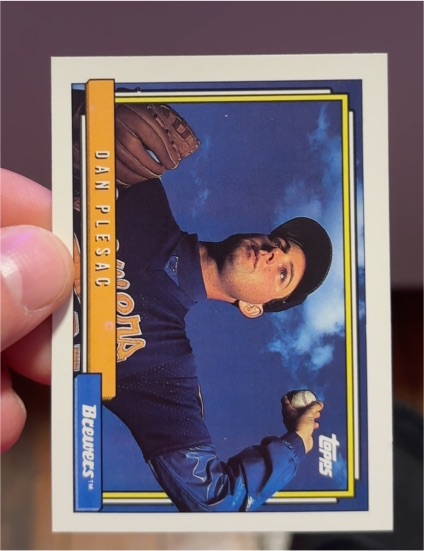 1992 Topps #303 Dan Plesac — front