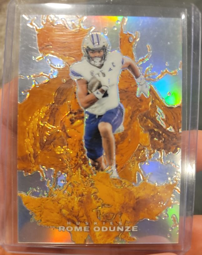 2024 Panini Black Friday Splash of Color #Rome Odunze — front