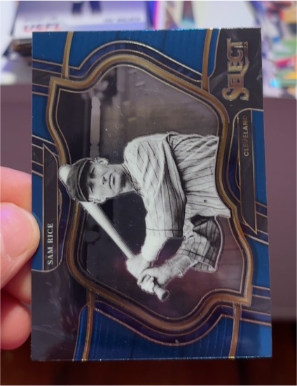 2023 Panini Select Sam Rice Cleveland Indians — front