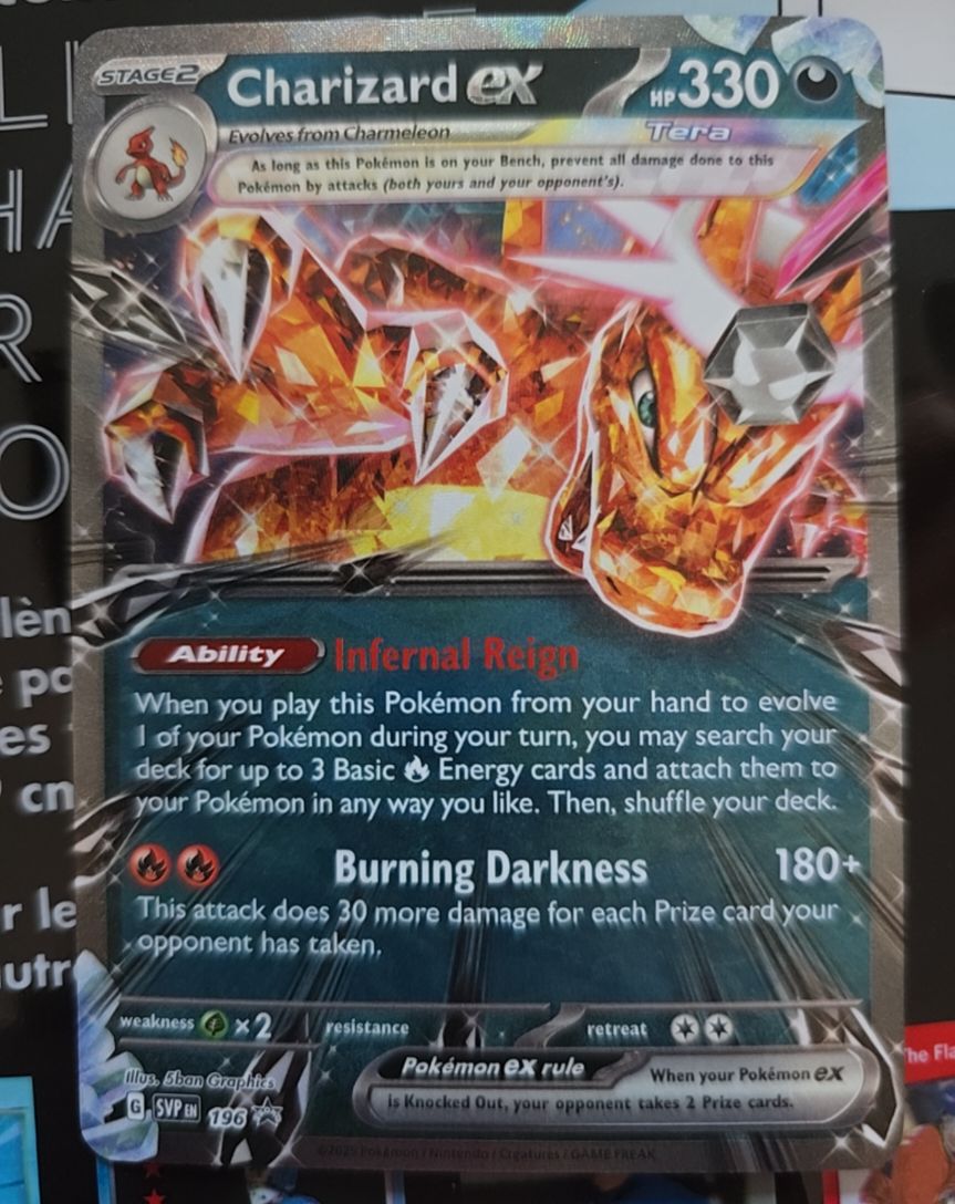 2025 Pokémon SV: Scarlet & Violet Promo #196 Charizard ex — front