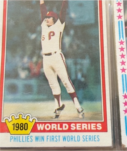 1981 Topps #404 Phillies Win First World Series Tug McGraw — front