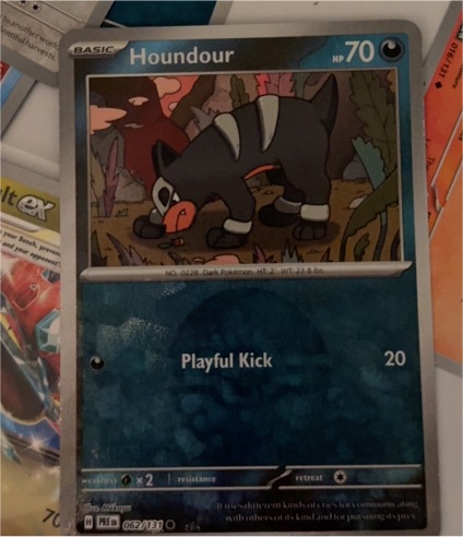 2025 Pokémon Scarlet & Violet Prismatic Evolutions #62 Houndour — front