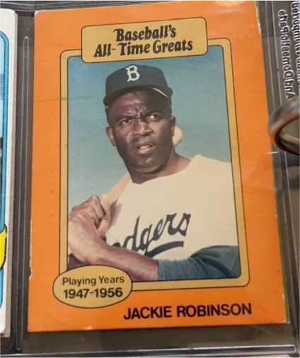 1987 Hygrade Baseball's All-Time Greats #NNO Jackie Robinson — front