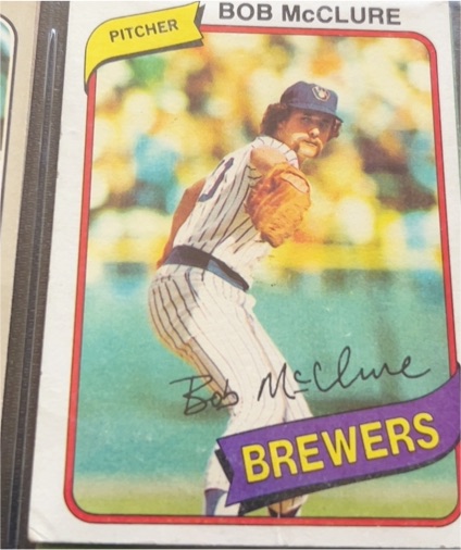 1980 Topps #357 Bob McClure — front