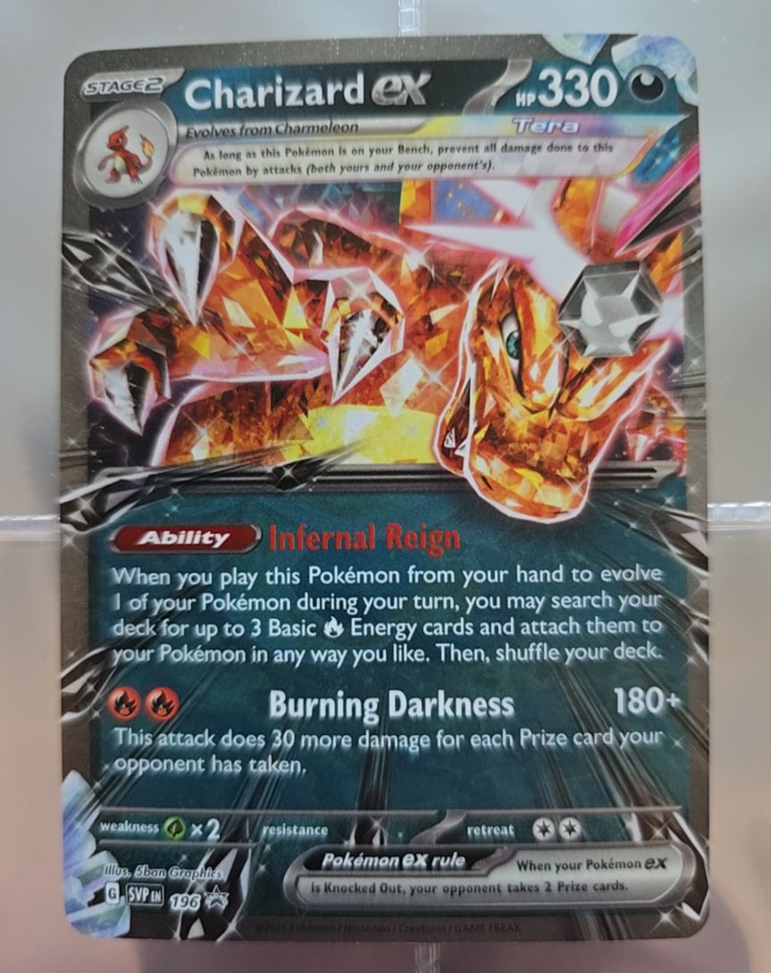 2023 Pokémon TCG Scarlet & Violet Black Star Promo #196 Charizard ex — front