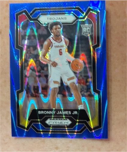 2024 Panini Prizm Draft Picks #86 Bronny James Jr. — front