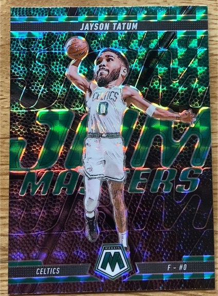 2024-25 Panini Mosaic #15 Jayson Tatum Jam Masters — front