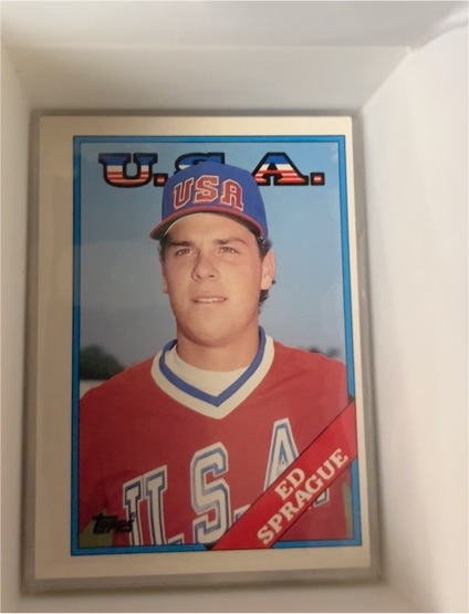 1988 Topps Traded #113T Ed Sprague — front