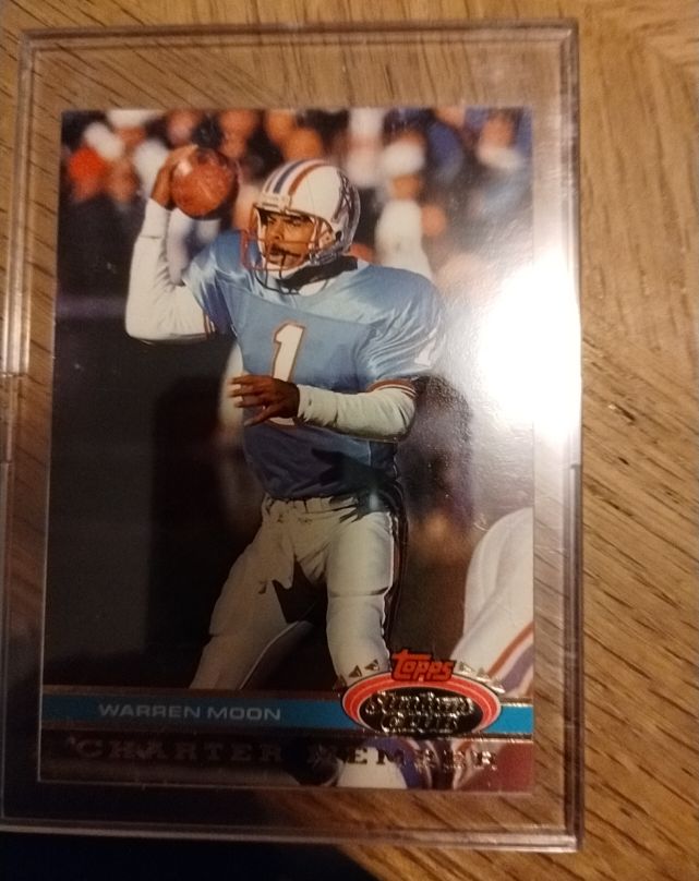 1991 Topps Stadium Club Charter Member #36 Warren Moon — front