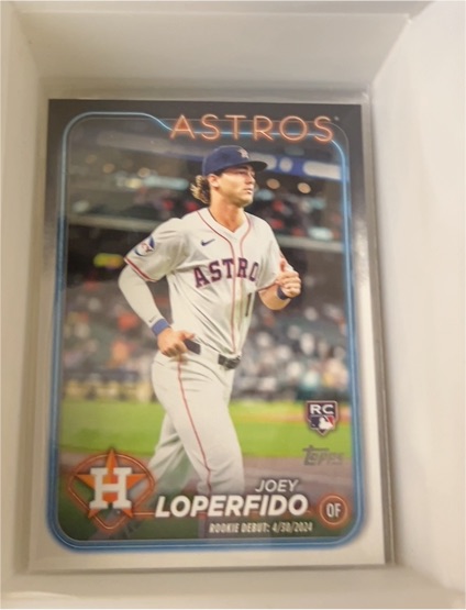2024 Topps Update #US147 Joey Loperfido Rookie Debut — front